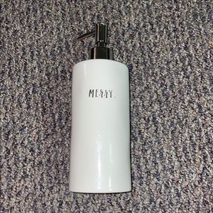 Rae Dunn Merry soap dispenser